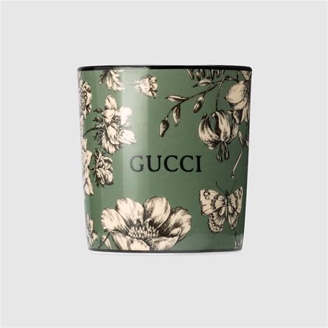 Gucci Flora Sketch print candle, Freesia scent